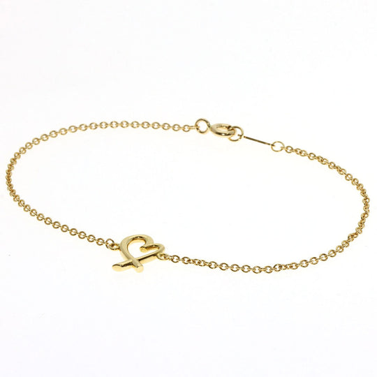 TIFFANY&Co. bracelet 18K Yellow Gold gold Loving heart Women Used Authentic