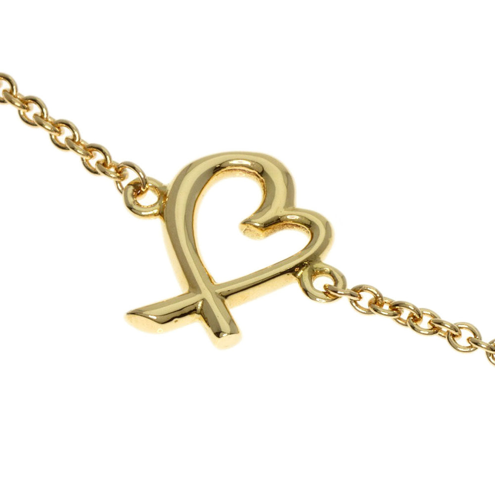 TIFFANY&Co. bracelet 18K Yellow Gold gold Loving heart Women Used Authentic