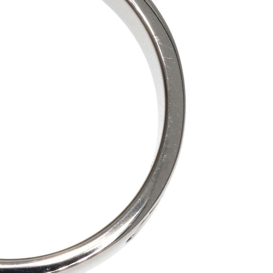 CARTIER Ring K18WG Silver Love Ring #59 Women Used Authentic