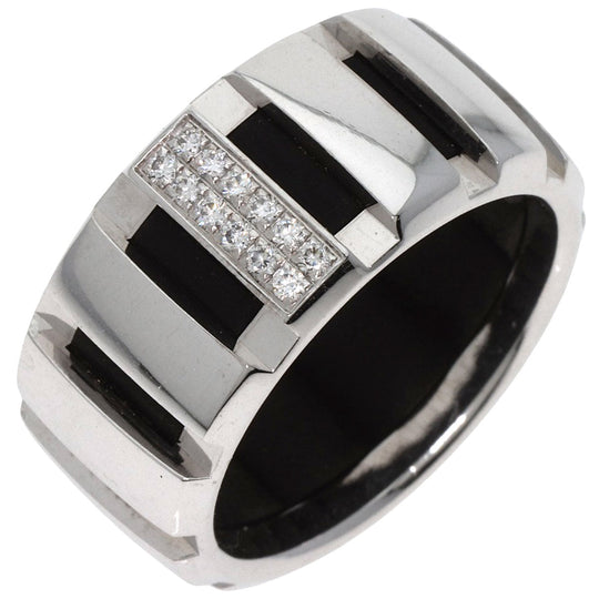 Chaumet Ring K18WG Silver Class One Diamond MM Women Used Authentic