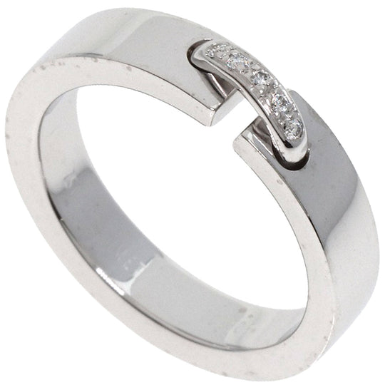 Chaumet Ring K18WG Silver Lian de Chaumet Diamond Women Used Authentic