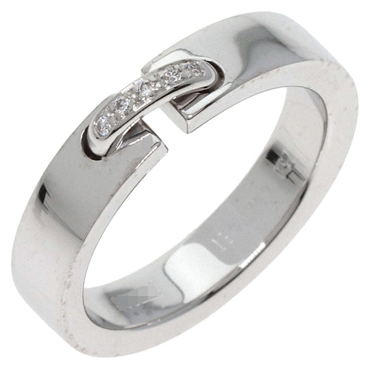 Chaumet Ring K18WG Silver Lian de Chaumet Diamond Women Used Authentic