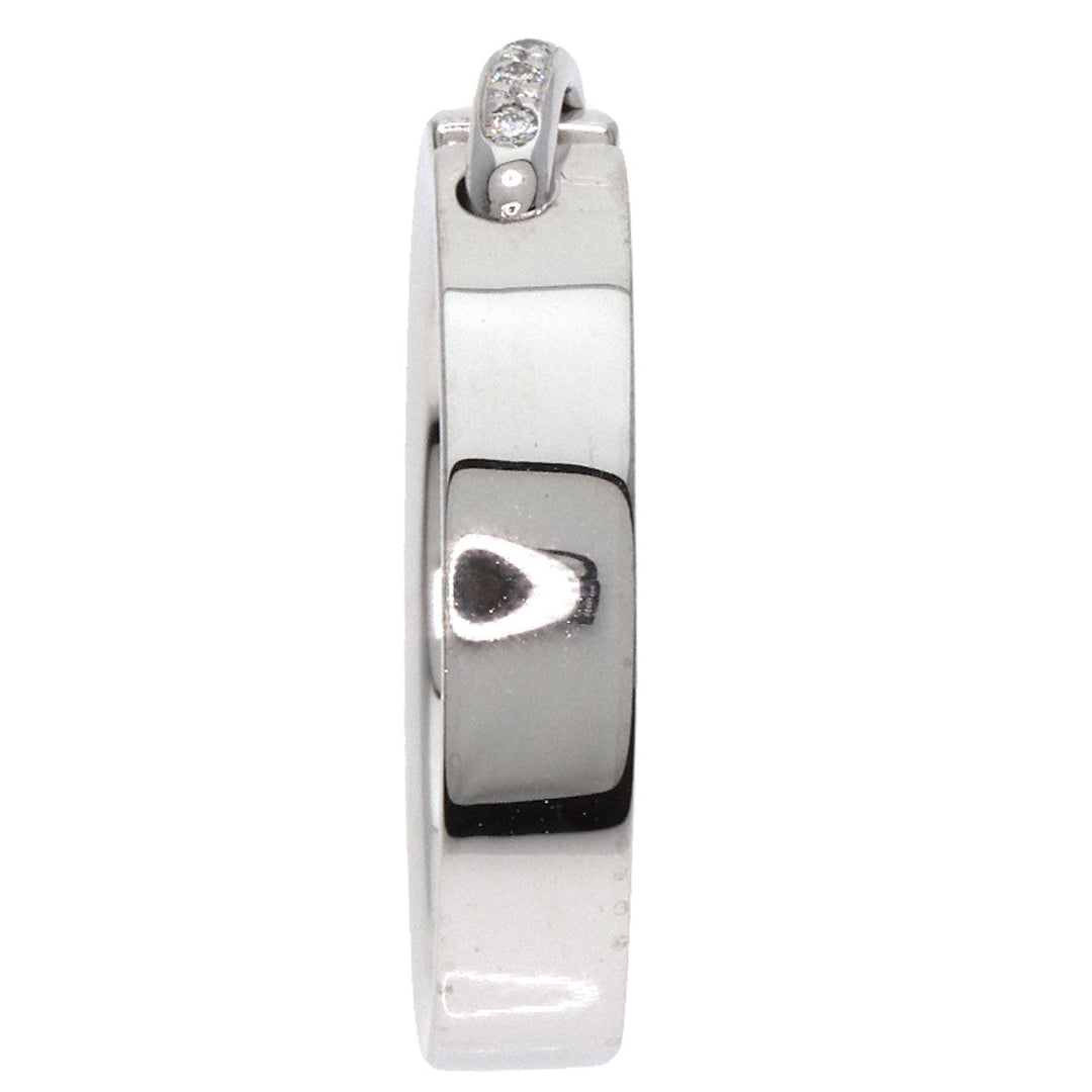 Chaumet Ring K18WG Silver Lian de Chaumet Diamond Women Used Authentic