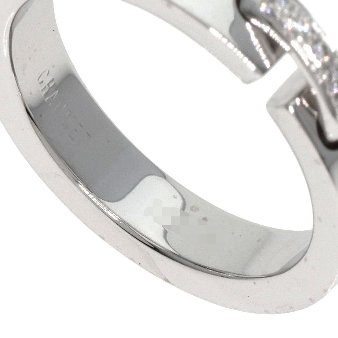Chaumet Ring K18WG Silver Lian de Chaumet Diamond Women Used Authentic