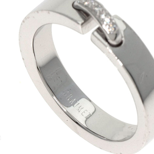 Chaumet Ring K18WG Silver Lian de Chaumet Diamond Women Used Authentic