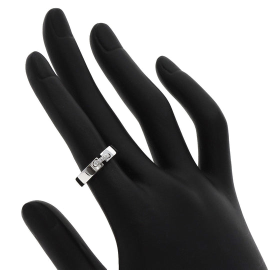 Chaumet Ring K18WG Silver Lian de Chaumet Diamond Women Used Authentic