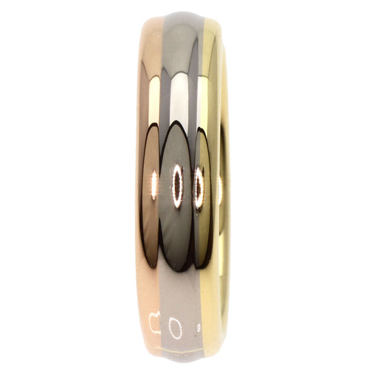 CARTIER Ring 18K Yellow Gold gold Three color # 50
