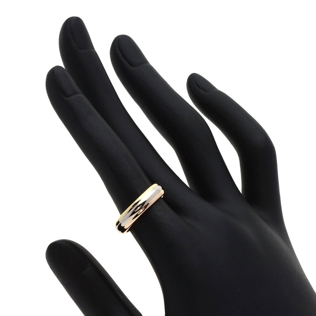 CARTIER Ring 18K Yellow Gold gold Three color # 50