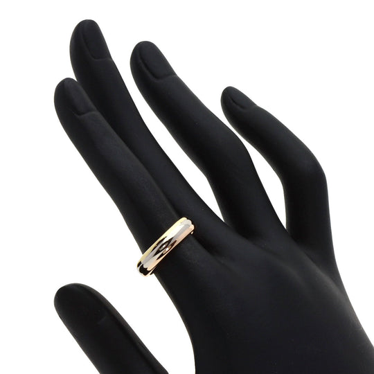 CARTIER Ring 18K Yellow Gold gold Three color # 50