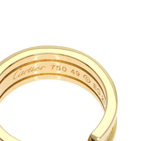 CARTIER Ring K18YG , K18PG , K18WG gold C2 ring SM Women Used Authentic