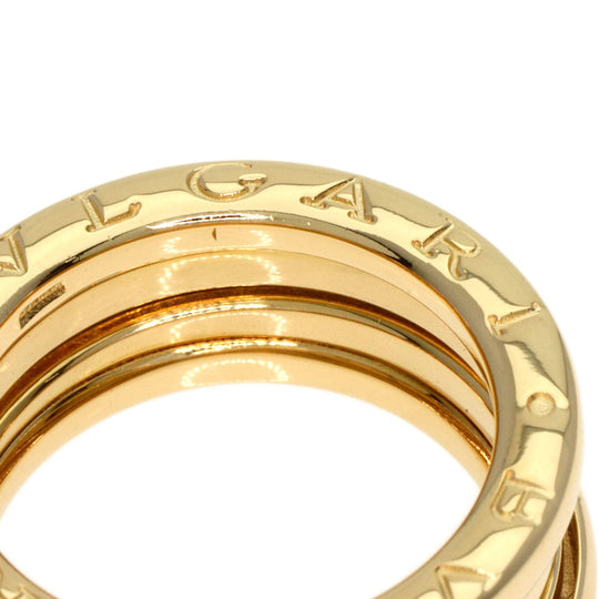 BVLGARI Ring 18K Yellow Gold gold B-zero1 B-zero1 2 band S #49 Women Used Authentic