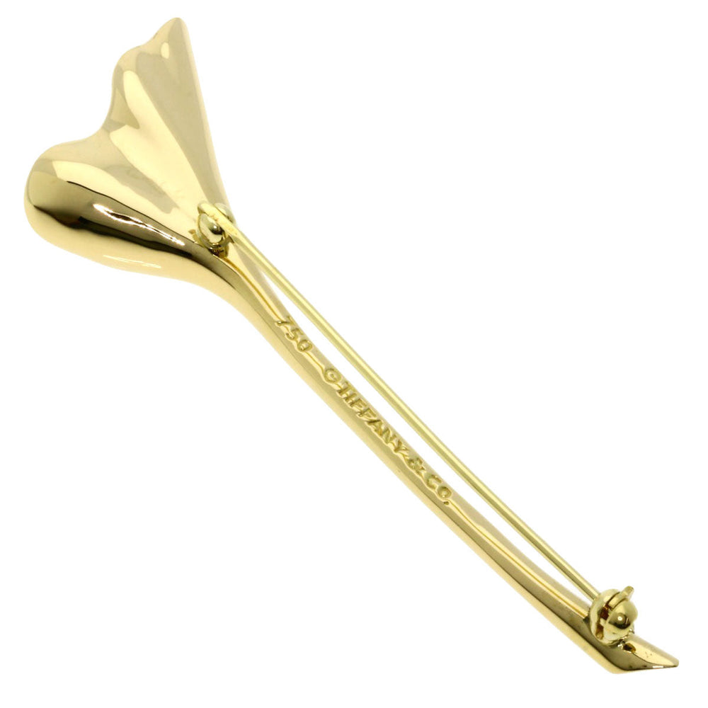 TIFFANY&Co. Brooch 18K Yellow Gold gold Ginkgo Women Used Authentic