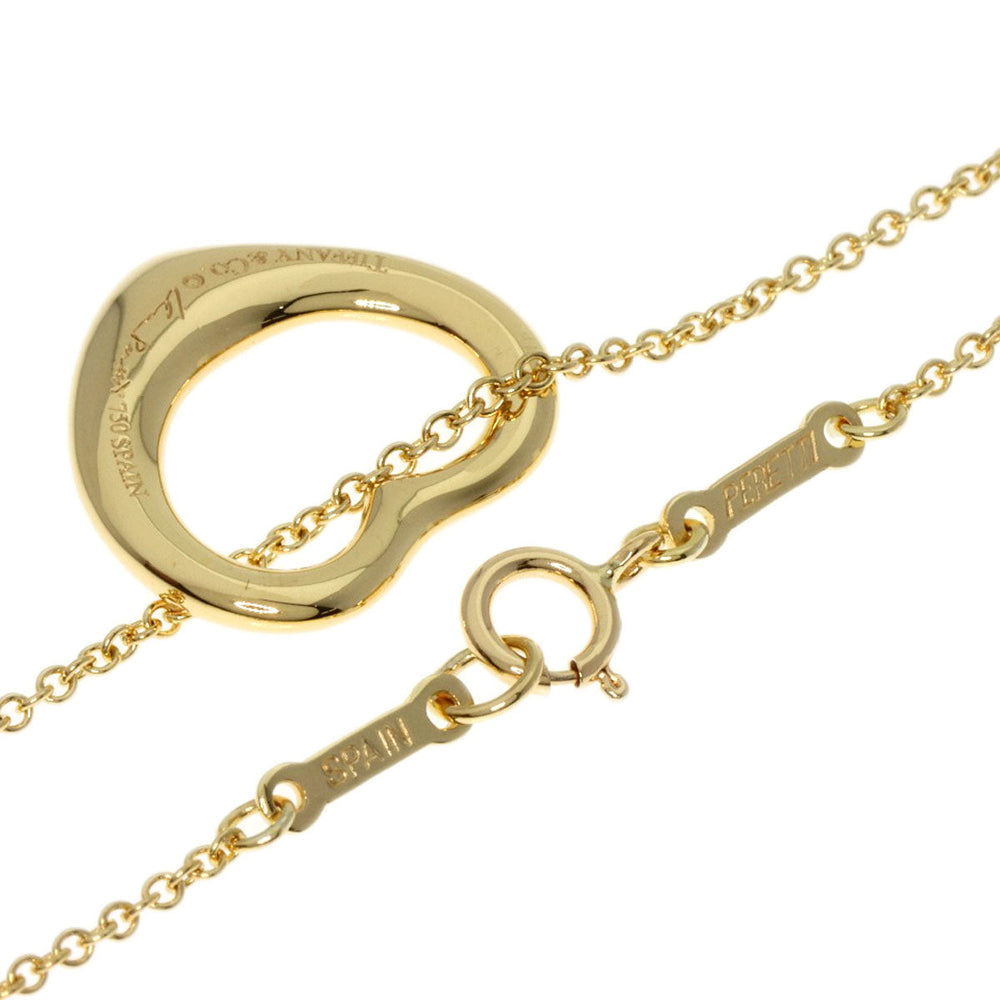 TIFFANY&Co. Necklace 18K Yellow Gold gold Open heart Women Used Authentic