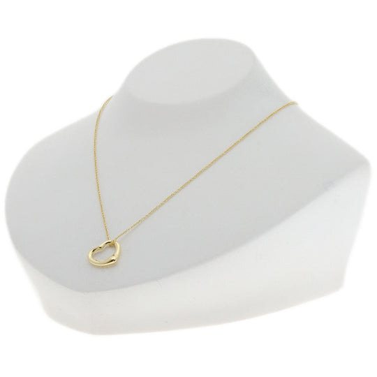 TIFFANY&Co. Necklace 18K Yellow Gold gold Open heart Women Used Authentic