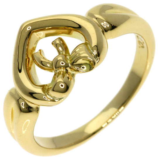 TIFFANY&Co. Ring 18K Yellow Gold gold Ribbon heart