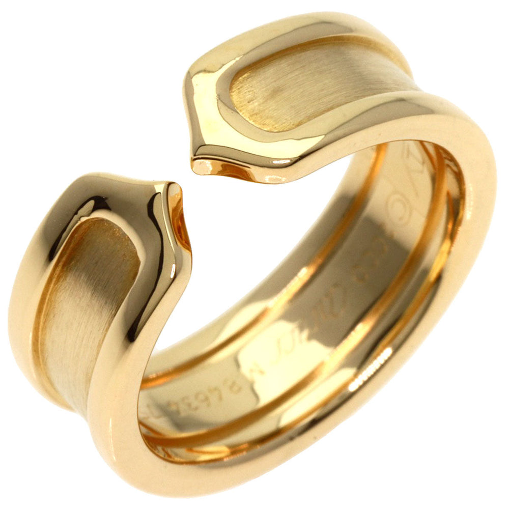 CARTIER Ring 18K Yellow Gold gold C2 ring # 47