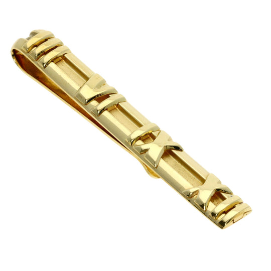 TIFFANY&Co. Tie pin 18K Yellow Gold gold Atlas Tie Bar mens Used Authentic