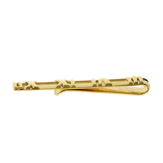 TIFFANY&Co. Tie pin 18K Yellow Gold gold Atlas Tie Bar mens Used Authentic