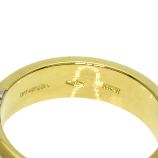 TIFFANY&Co. Ring K18YG , K18WG gold Signature Ruby Sapphire Women Used Authentic