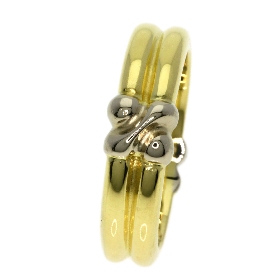 TIFFANY&Co. Ring K18YG , K18WG gold Signature Ruby Sapphire Women Used Authentic