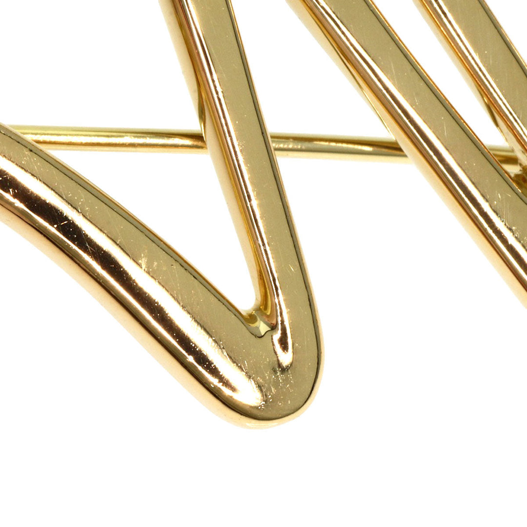 TIFFANY&Co. Brooch 18K Yellow Gold gold Scribble Diamond Women Used Authentic