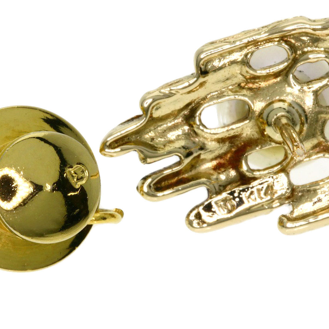 MIKIMOTO Brooch K14YG gold Akoya pearl Pearl Women Used Authentic