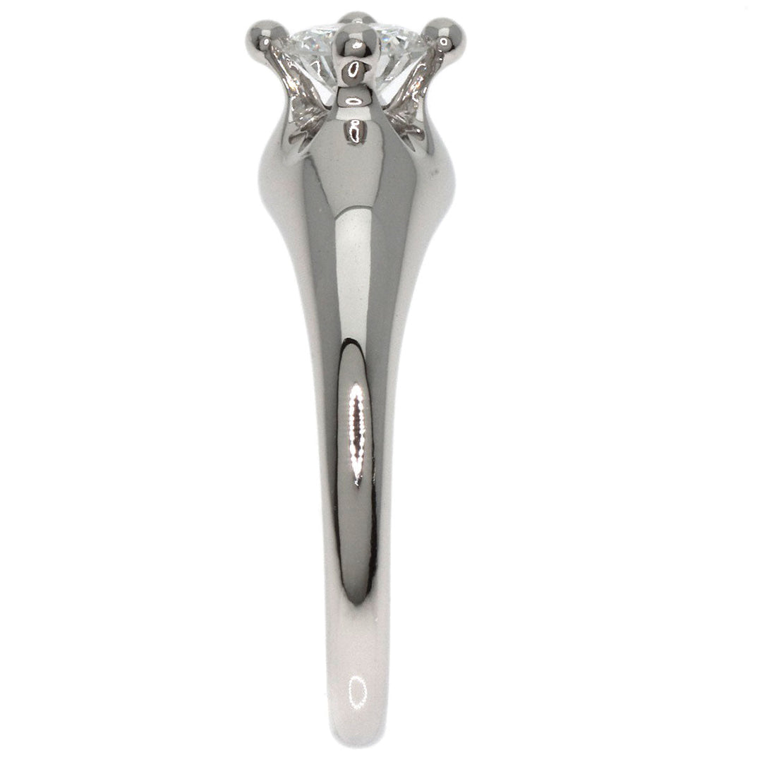 BVLGARI Ring PT950 Silver Corona Diamond