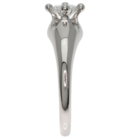 BVLGARI Ring PT950 Silver Corona Diamond