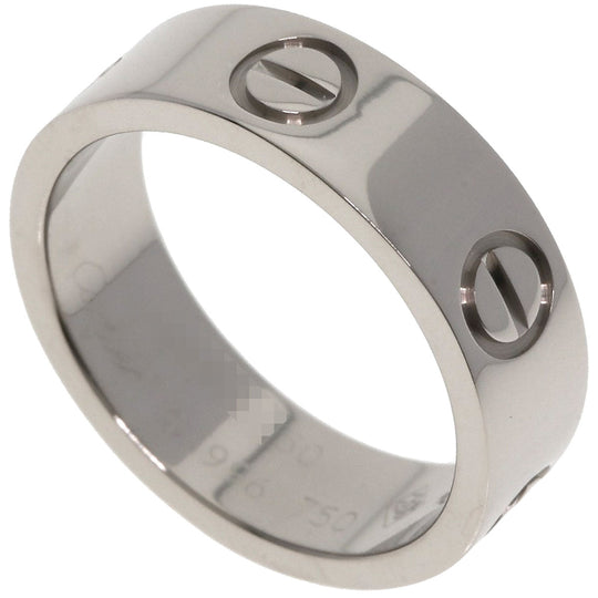 CARTIER Ring K18WG Silver Love Ring #50