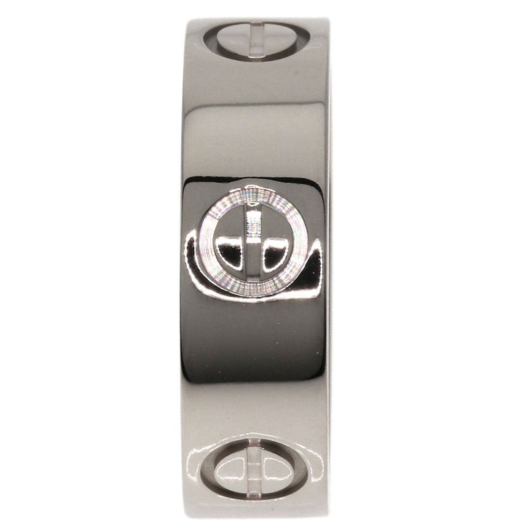 CARTIER Ring K18WG Silver Love Ring #50