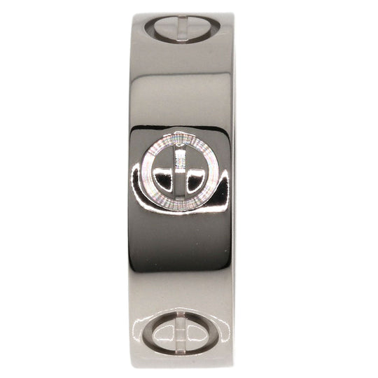 CARTIER Ring K18WG Silver Love Ring #50