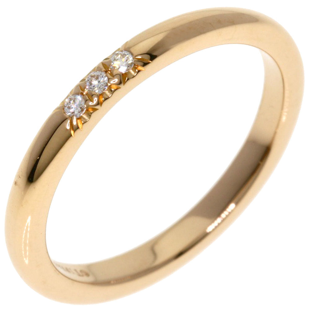 TIFFANY&Co. Ring 18K Pink Gold gold Forever Classic 3P Diamond