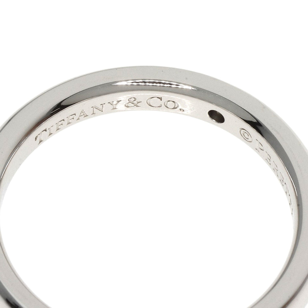 TIFFANY&Co. Ring PT950 Silver Stacking Band 1P Diamond