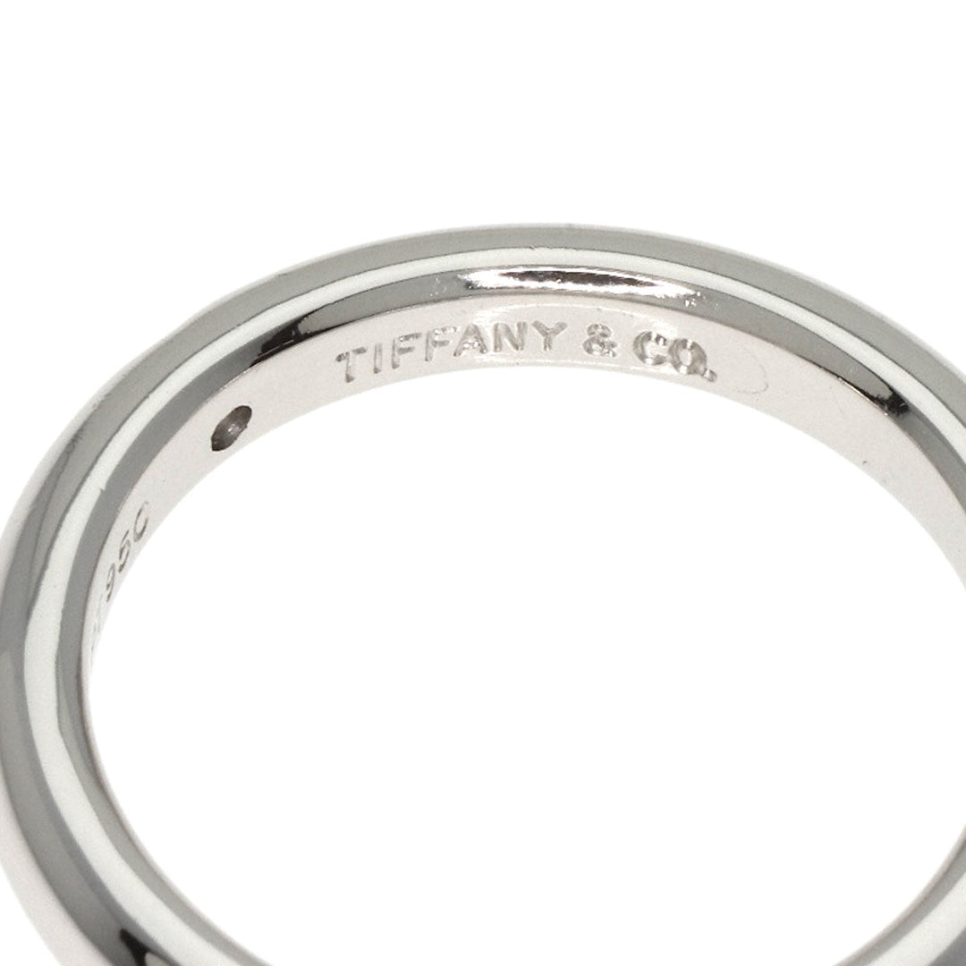 TIFFANY&Co. Ring PT950 Silver Stacking Band 1P Diamond