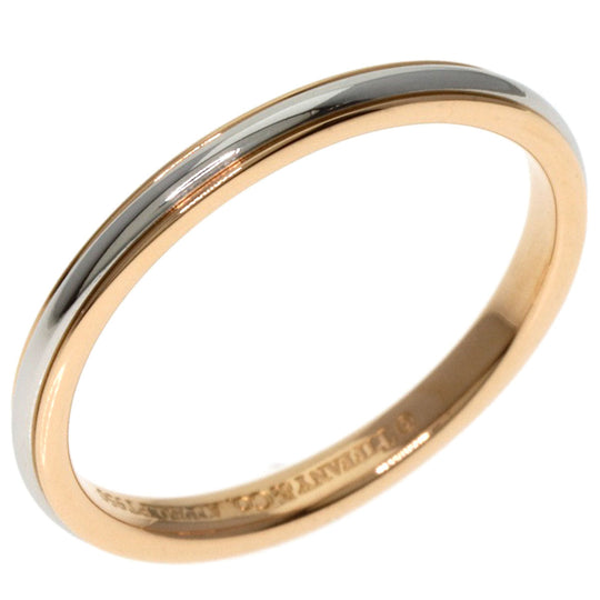 TIFFANY&Co. Ring 18K Pink Gold gold Wedding Band Combi