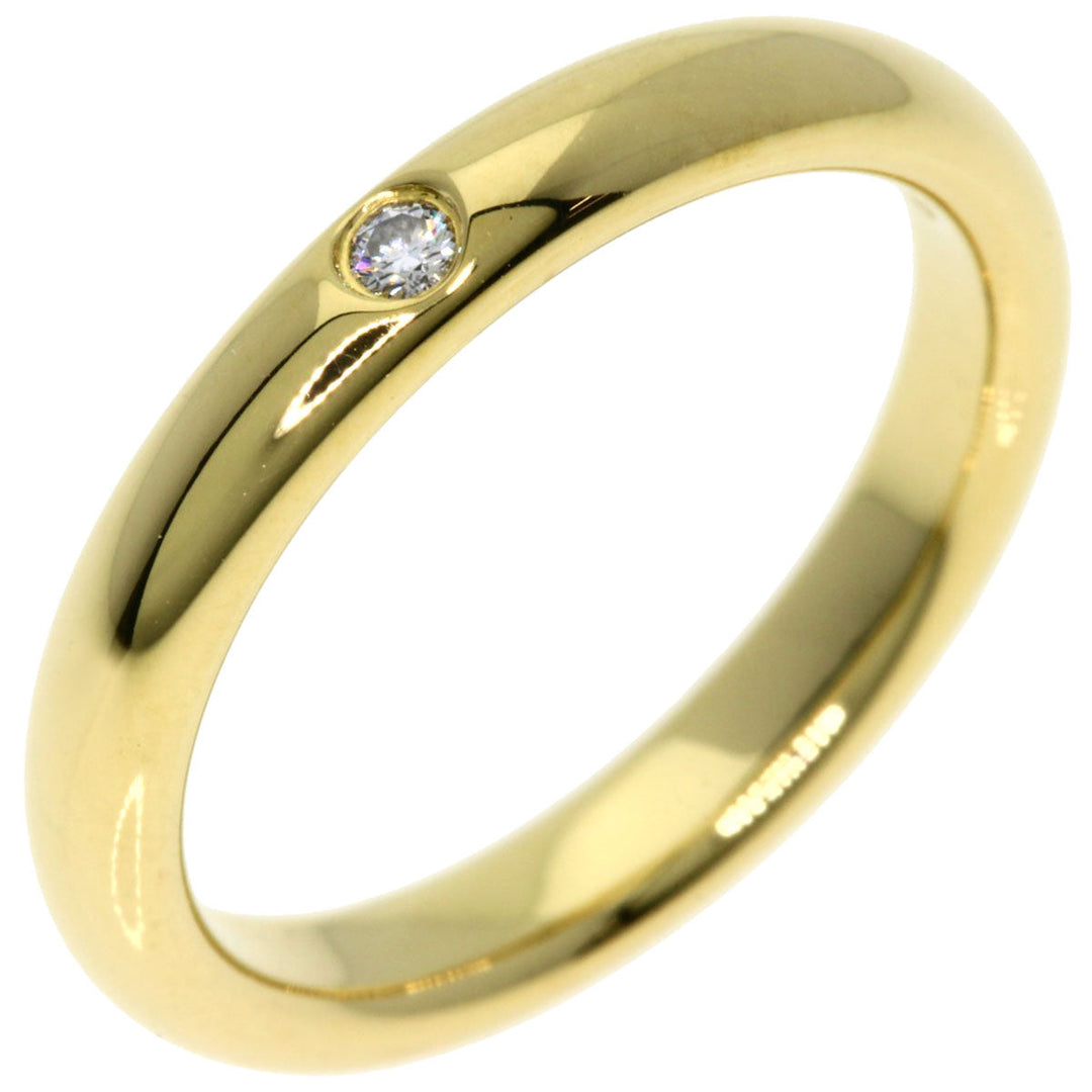 TIFFANY&Co. Ring 18K Yellow Gold gold Stacking Band Ring 1P Diamond