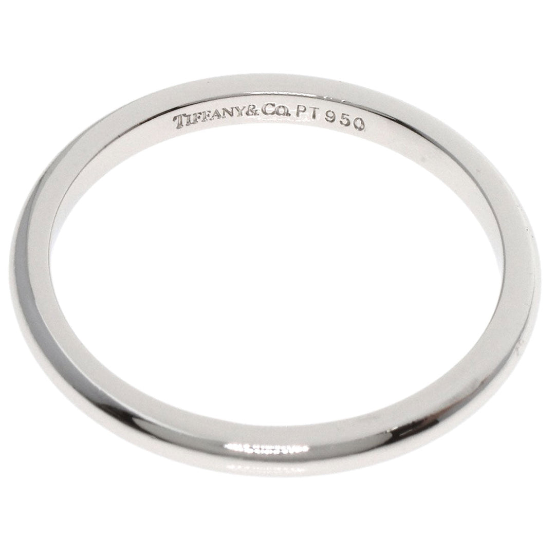 TIFFANY&Co. Ring PT950 Silver Wedding band Women Used Authentic