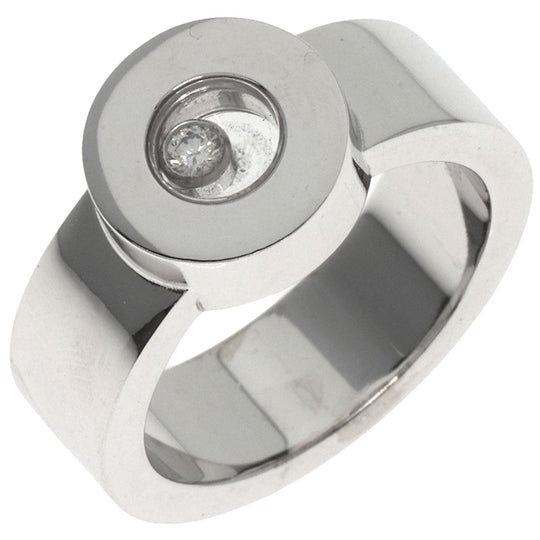 Chopard Ring K18WG Silver Happy Diamond Circle