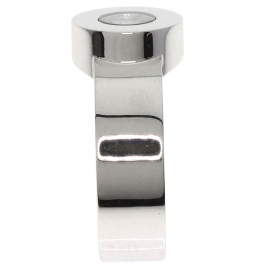 Chopard Ring K18WG Silver Happy Diamond Circle