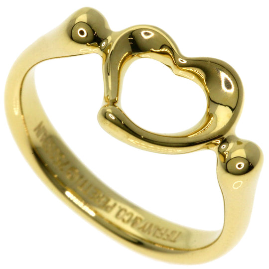 TIFFANY&Co. Ring 18K Yellow Gold gold Open heart Women Used Authentic