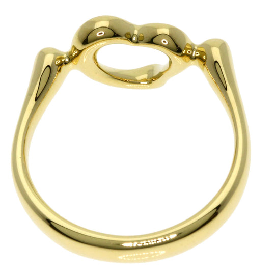 TIFFANY&Co. Ring 18K Yellow Gold gold Open heart Women Used Authentic
