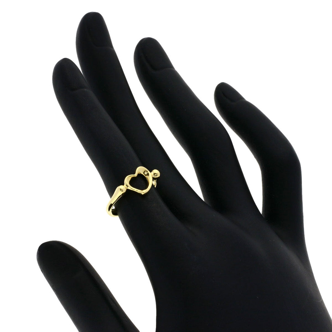 TIFFANY&Co. Ring 18K Yellow Gold gold Open heart Women Used Authentic