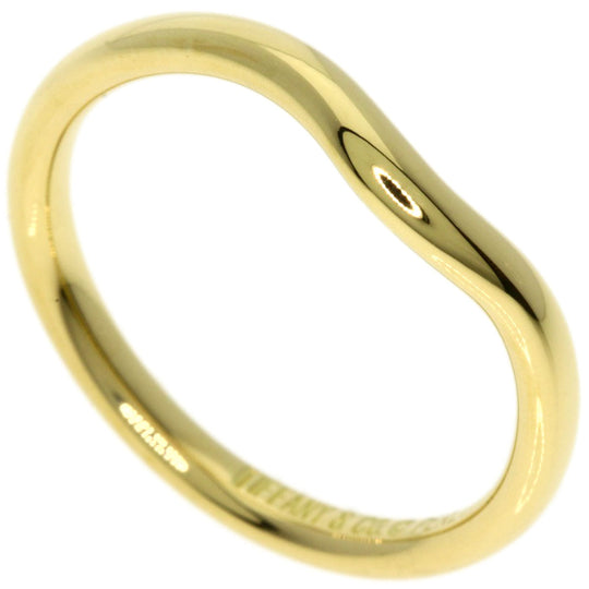 TIFFANY&Co. Ring 18K Yellow Gold gold Curved band Women Used Authentic
