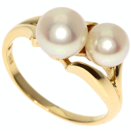 MIKIMOTO Ring 18K Yellow Gold gold Akoya pearl Pearl Women Used Authentic