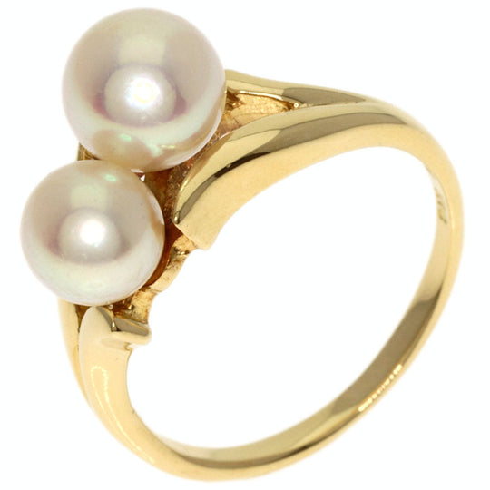 MIKIMOTO Ring 18K Yellow Gold gold Akoya pearl Pearl Women Used Authentic