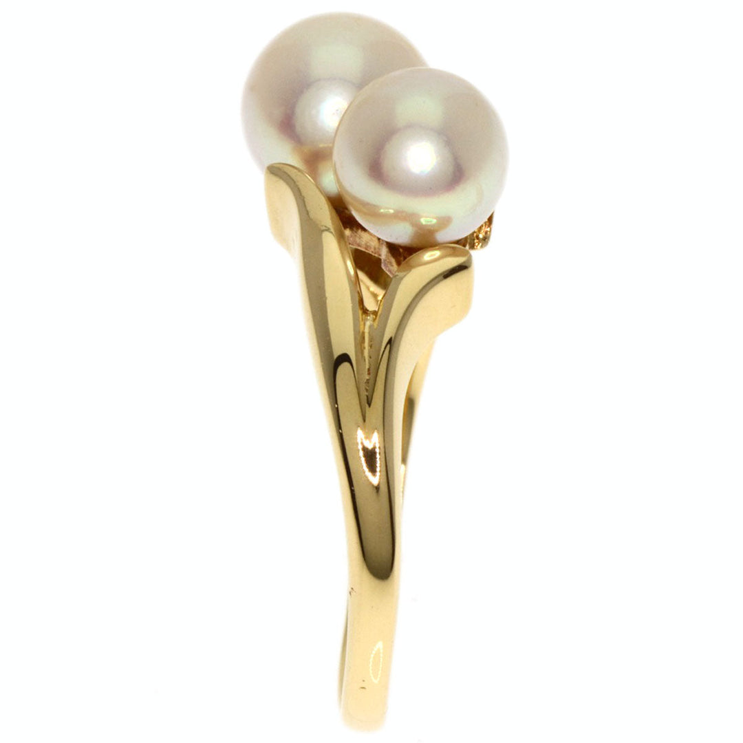 MIKIMOTO Ring 18K Yellow Gold gold Akoya pearl Pearl Women Used Authentic