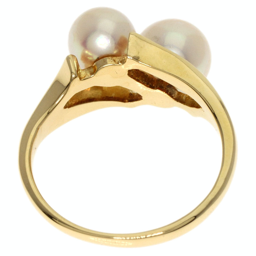 MIKIMOTO Ring 18K Yellow Gold gold Akoya pearl Pearl Women Used Authentic