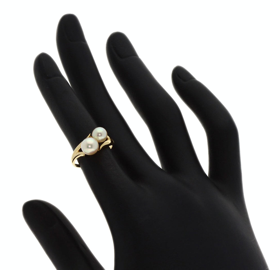 MIKIMOTO Ring 18K Yellow Gold gold Akoya pearl Pearl Women Used Authentic