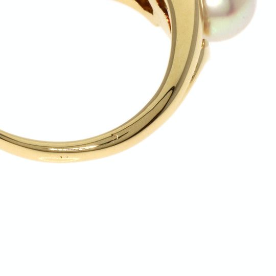 MIKIMOTO Ring 18K Yellow Gold gold Akoya pearl Pearl Women Used Authentic
