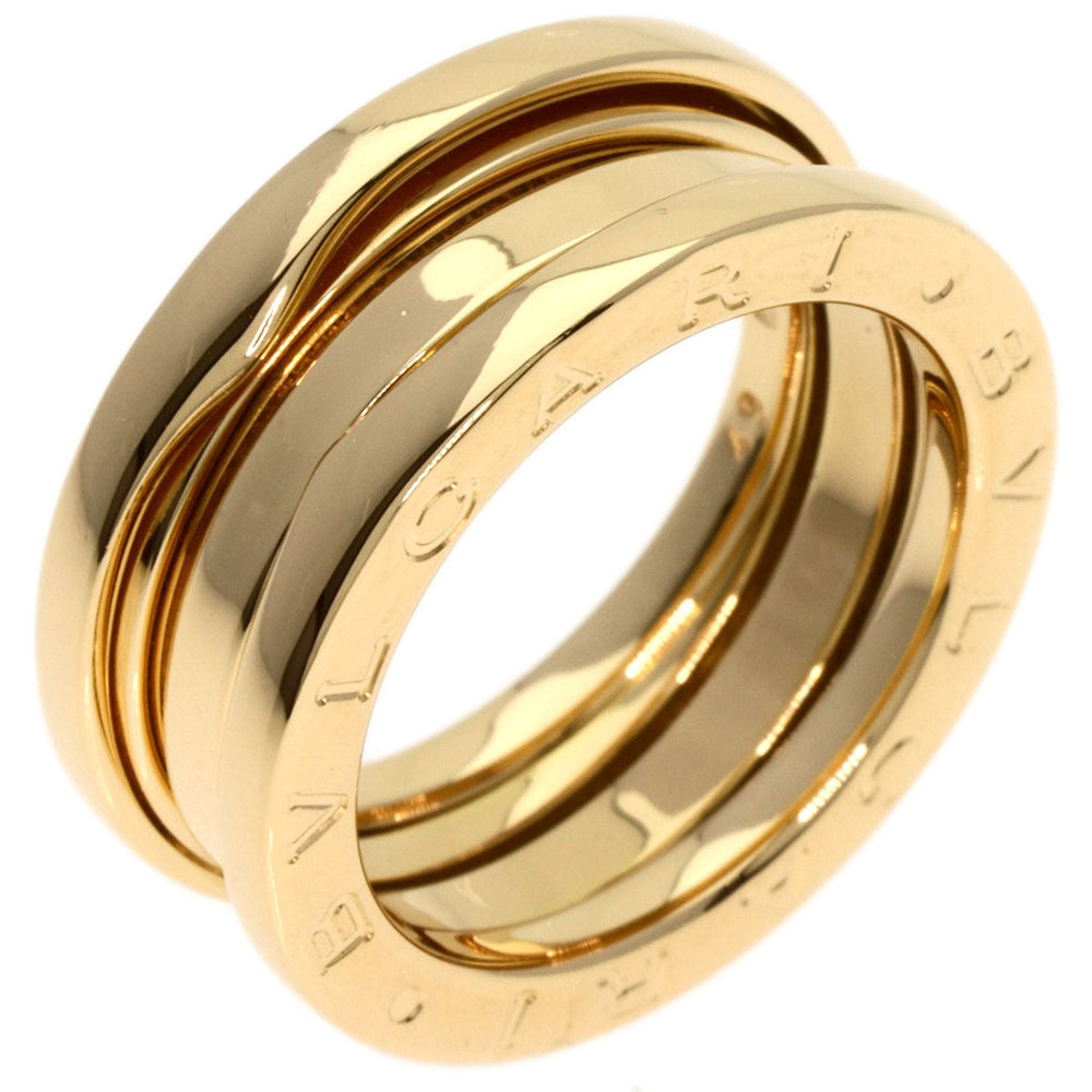 BVLGARI Ring 18K Yellow Gold gold B-zero1 B-zero1 2 band S #49 Women Used Authentic